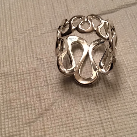 RLM Studio Sterling 925 Swirl Design Ring- 7 - Picture 7 of 8
